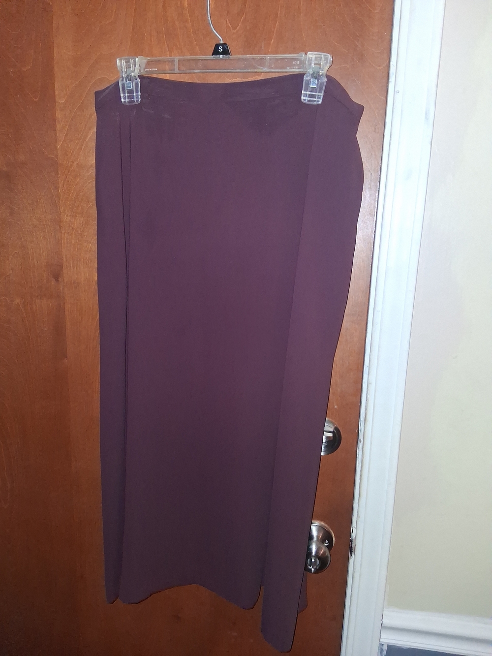Koret Deep Plum Straight Maxi Skirt